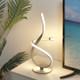 Modern LED Bedside/Table Lamp In Satin Chrome Finish 380lm 3000K 6W Modern LED Bedside/Table Lamp In Satin Chrome Finish 380lm 3000K 6W